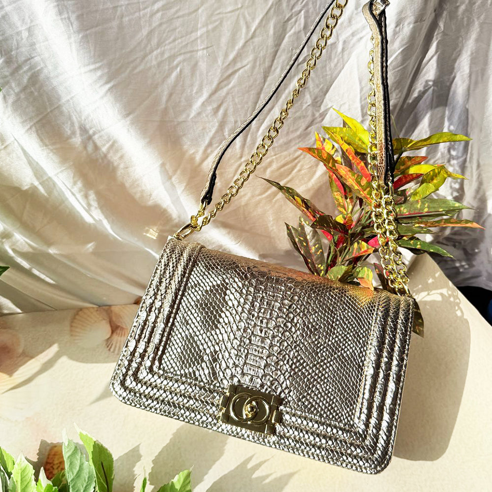 CROCO SLING BAG