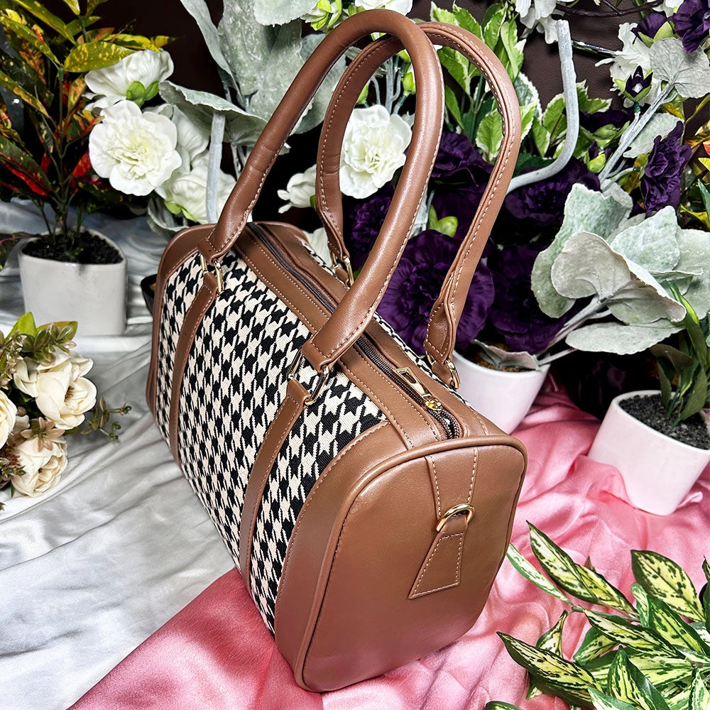 MEDIUM CHECK DUFFLE