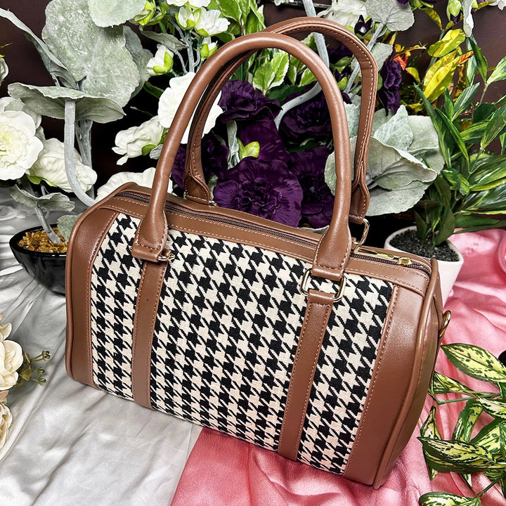 MEDIUM CHECK DUFFLE