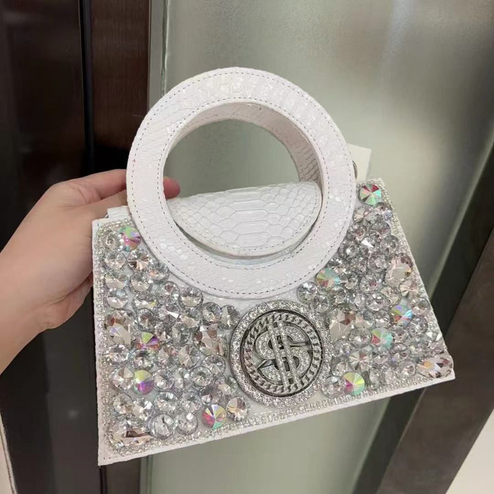 CROCO DOLLAR HANDBAG