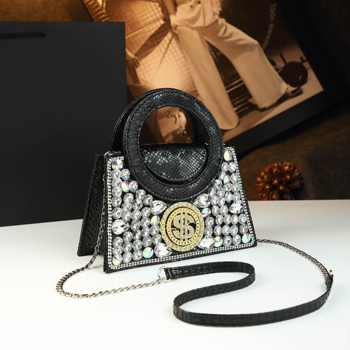 CROCO DOLLAR HANDBAG