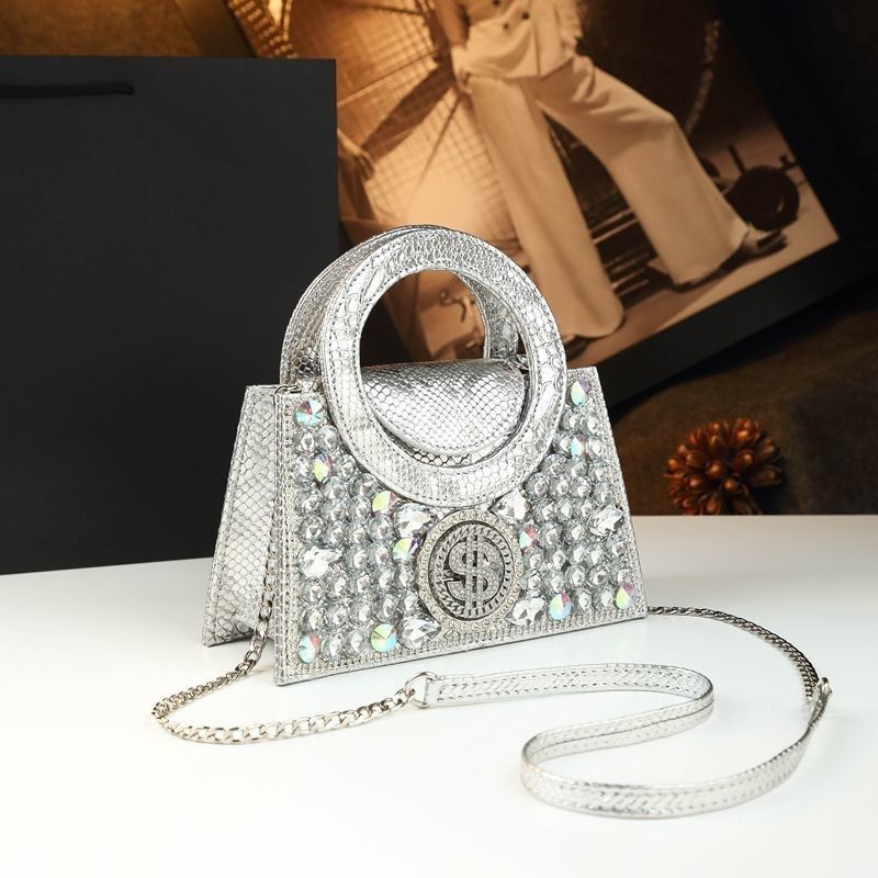 CROCO DOLLAR HANDBAG