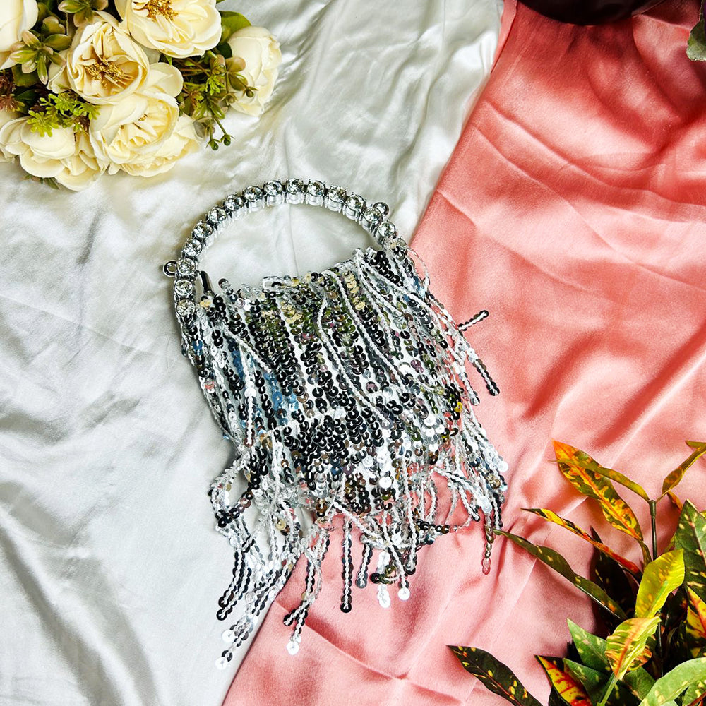 GLITTERY SEQUENCE SLING