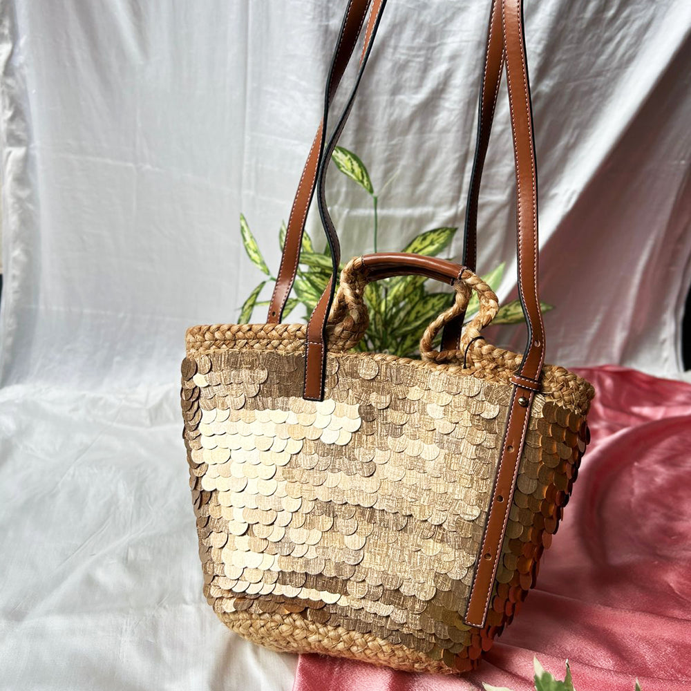 SEQUENCE JUTE TOTE