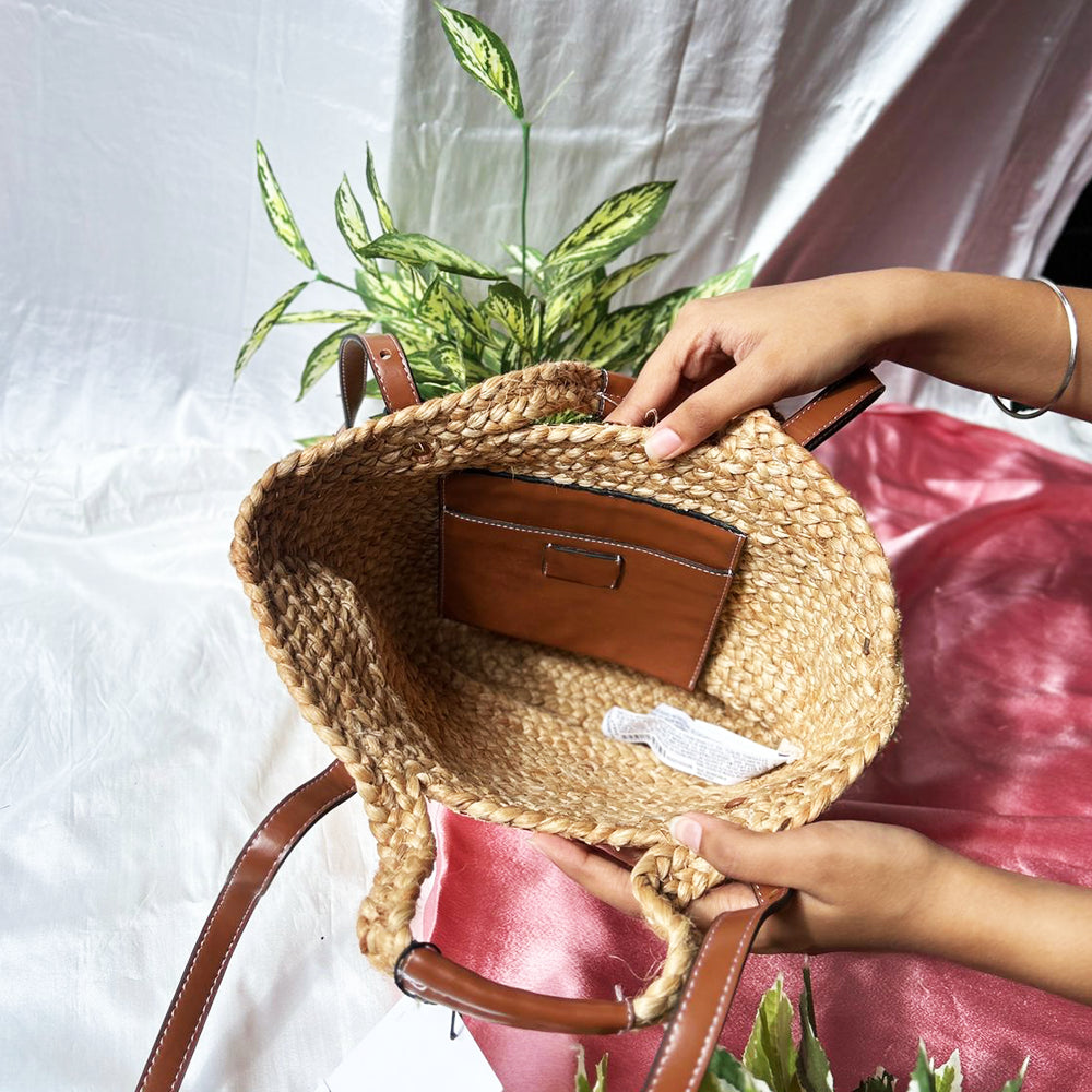 SEQUENCE JUTE TOTE