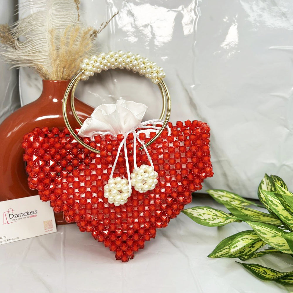 LOVER BEEDED BAG