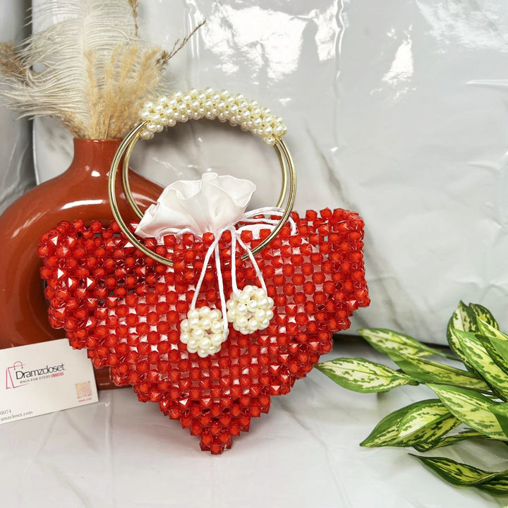 LOVER BEEDED BAG