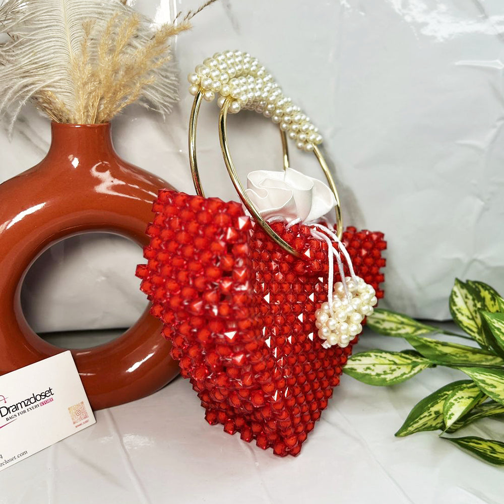 LOVER BEEDED BAG