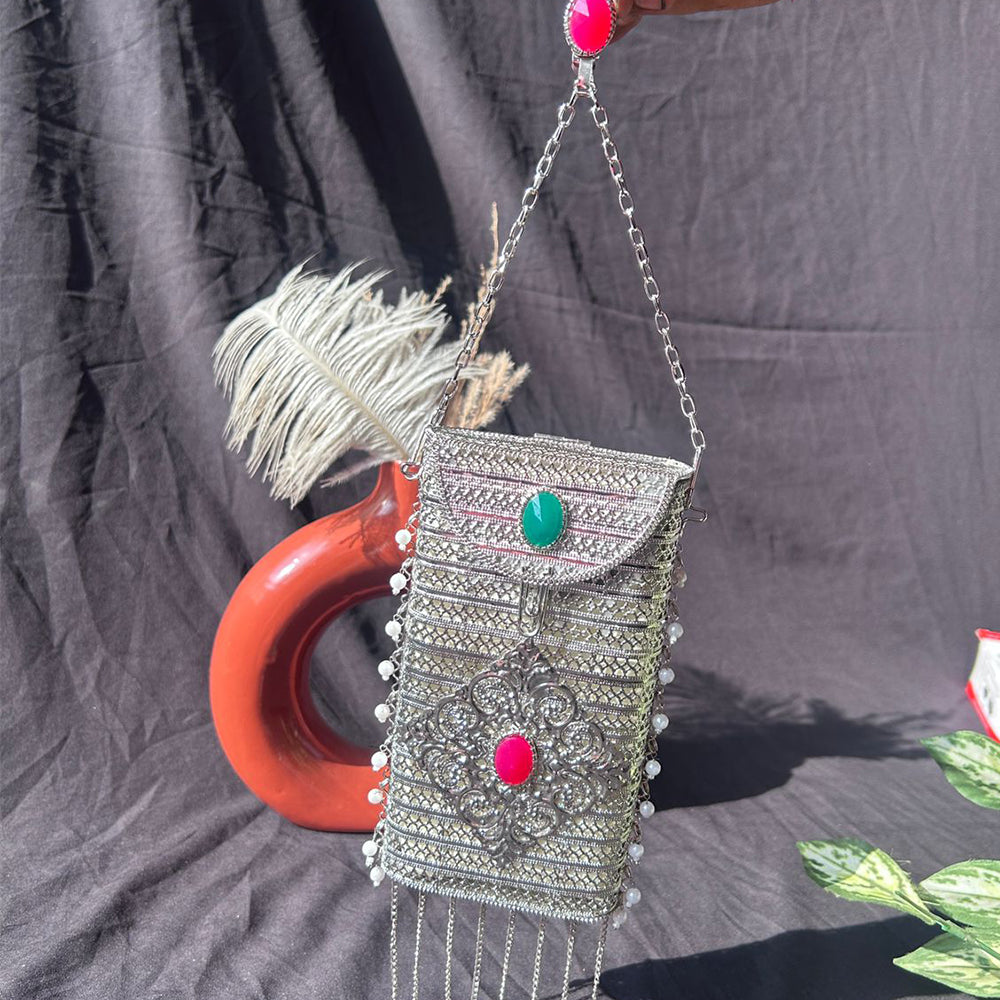 Brass phone bag