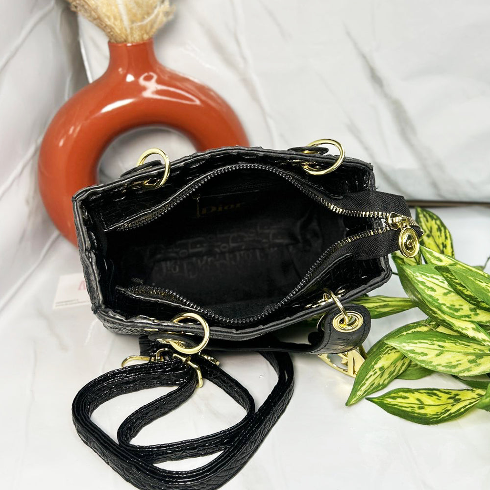 CROCO HANDBAG