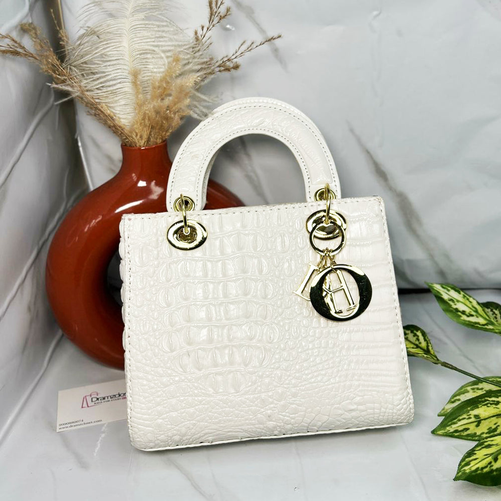 CROCO HANDBAG