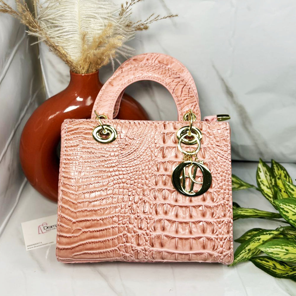 CROCO HANDBAG