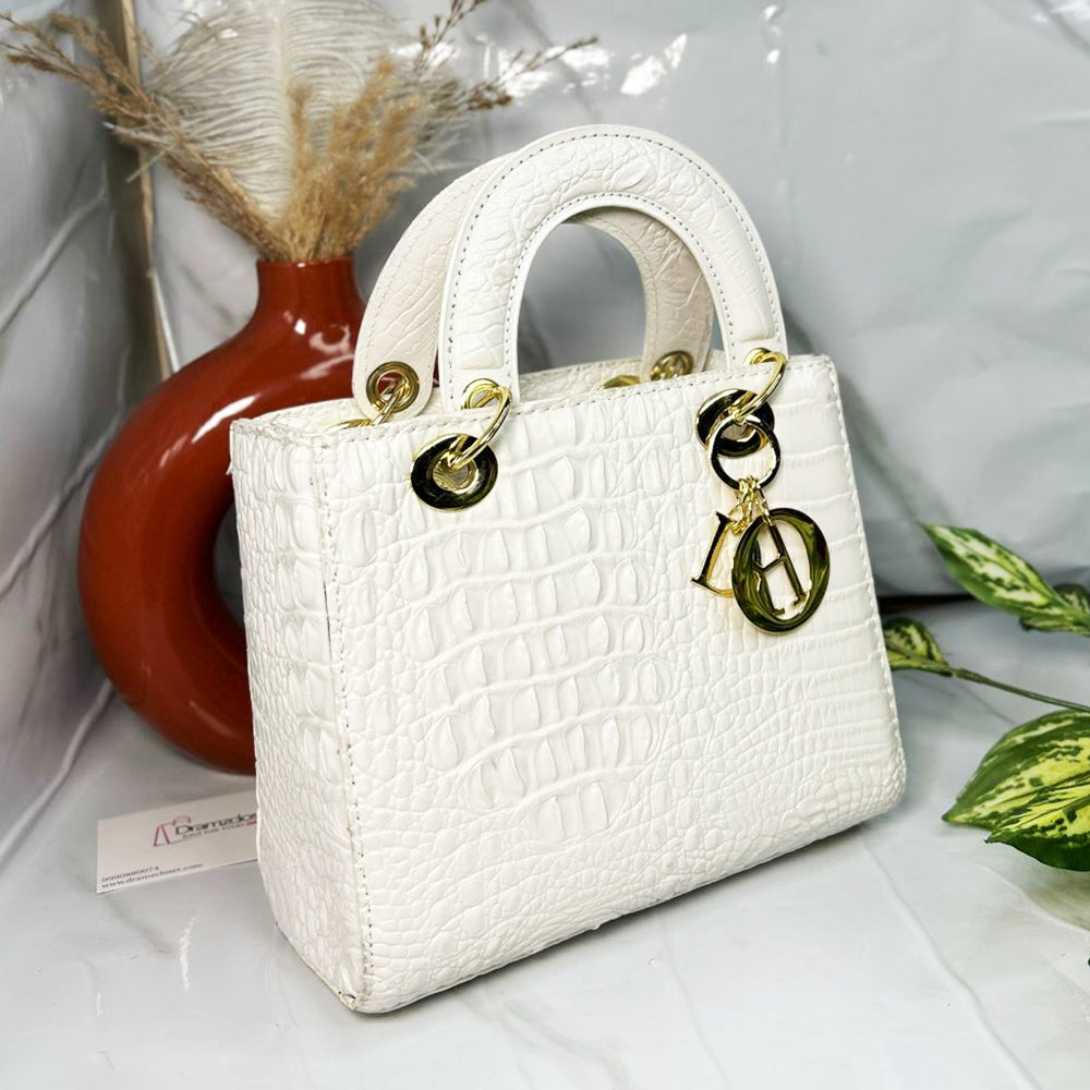 CROCO HANDBAG