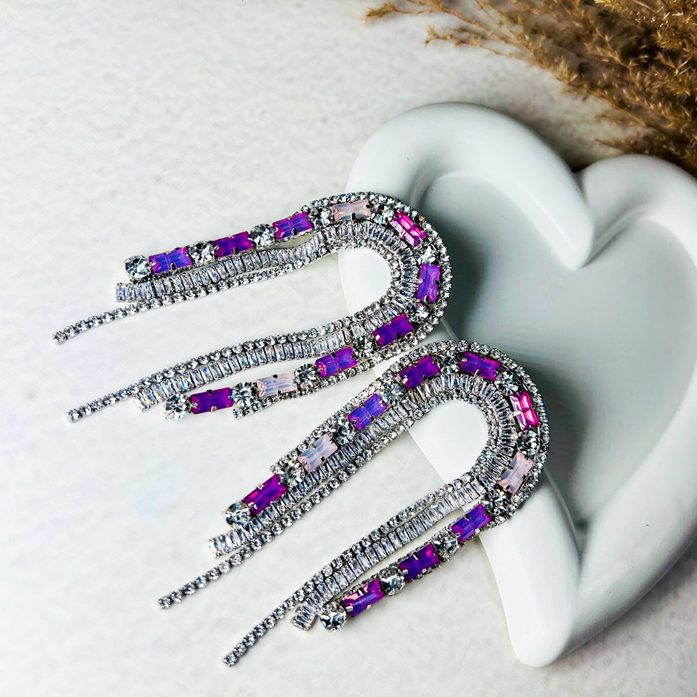 PURPLE EARING