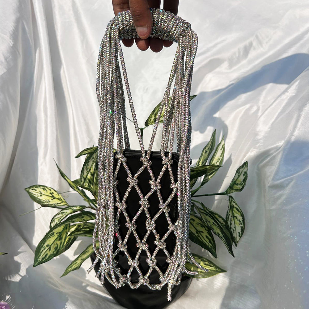 RHINESTONE KNOT PHONE SLING