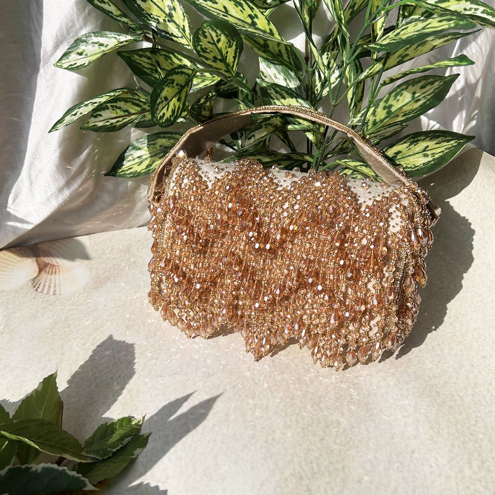 WATERFALL CRYSTAL FLAP BAG