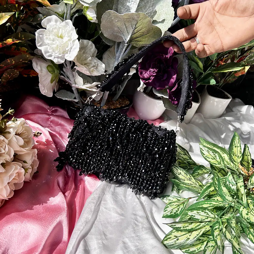 WATERFALL CRYSTAL FLAP BAG